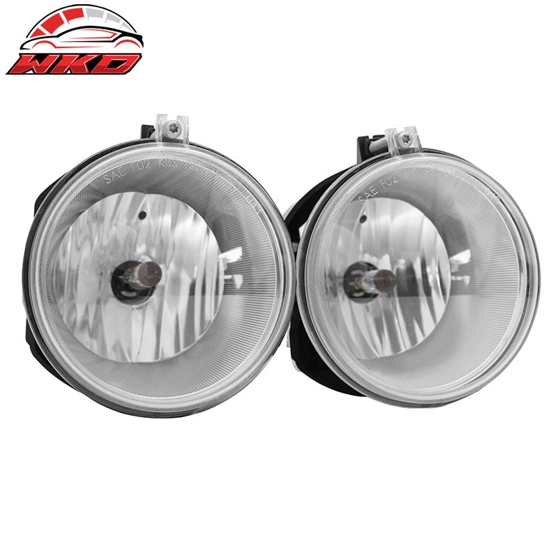 Fits 05-10 Chrysler 300 RH LH Front Bumper Driving Fog Lights Lamps Clear Lens