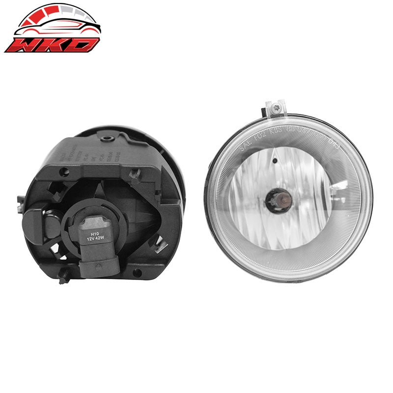 Fits 05-10 Chrysler 300 RH LH Front Bumper Driving Fog Lights Lamps Clear Lens