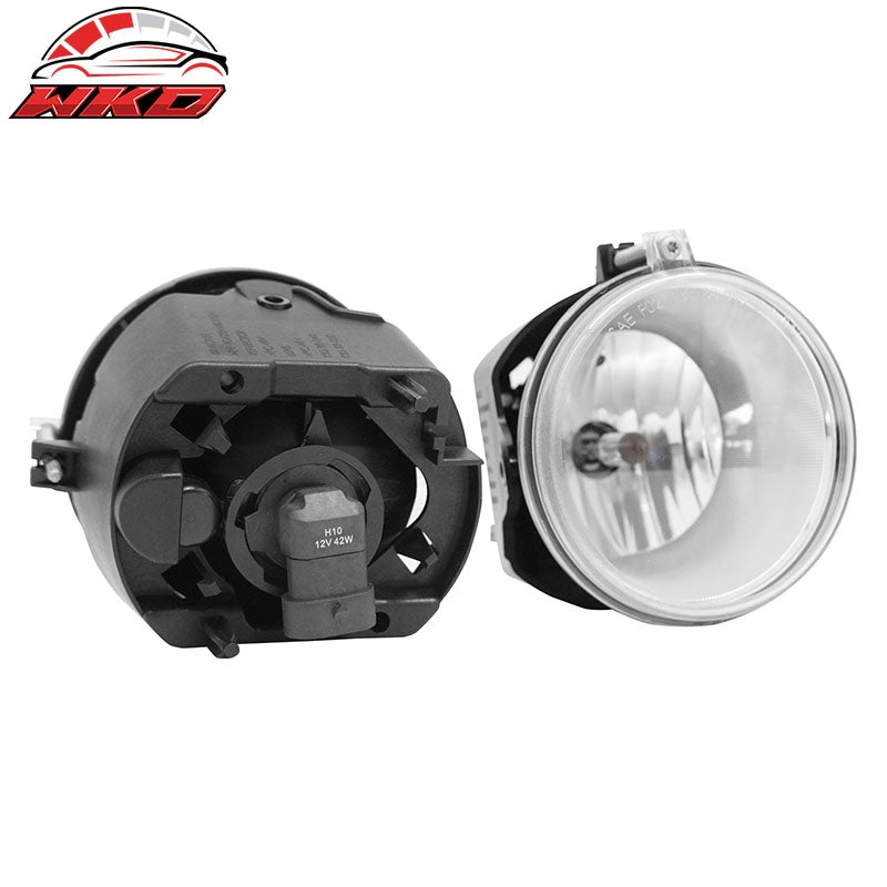 Fits 05-10 Chrysler 300 RH LH Front Bumper Driving Fog Lights Lamps Clear Lens