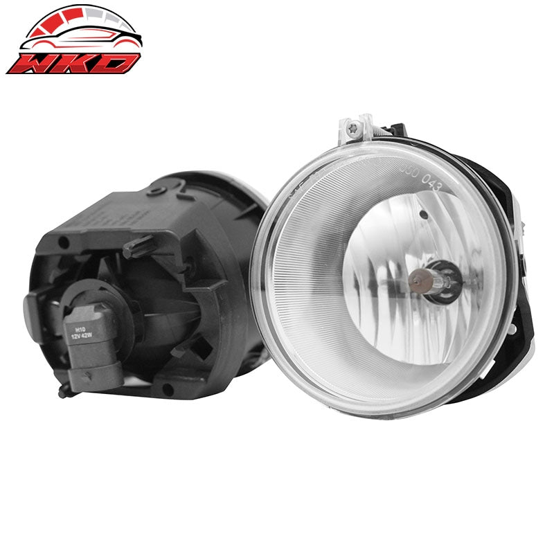 Fits 05-10 Chrysler 300 RH LH Front Bumper Driving Fog Lights Lamps Clear Lens