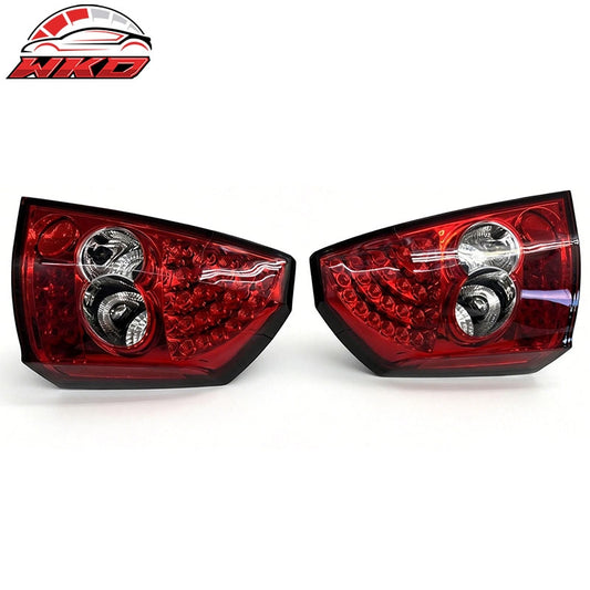 Wholesale 2005-2006 Chrysler 300 Rear Tail Lights Lamps Red Housing Clear Lens Pair