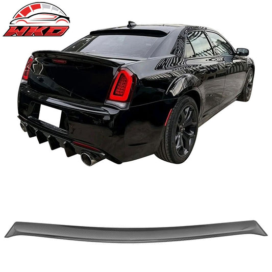 Wholesale For 11-23 Chrysler 300 Rear Window Roof Spoiler Carbon Fiber Print Visor ABS Lip