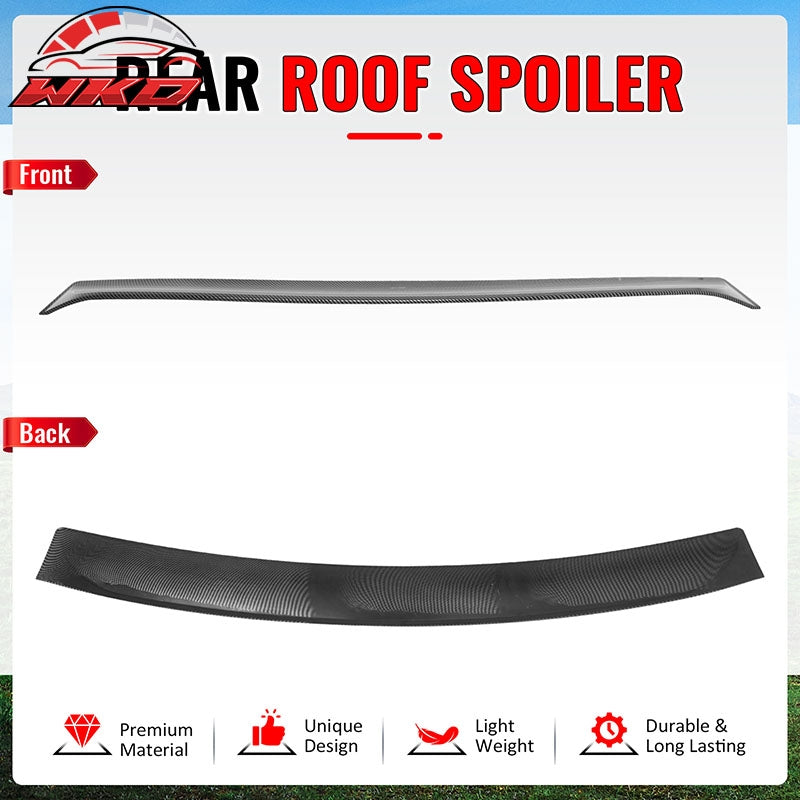 For 11-23 Chrysler 300 Rear Window Roof Spoiler Carbon Fiber Print Visor ABS Lip