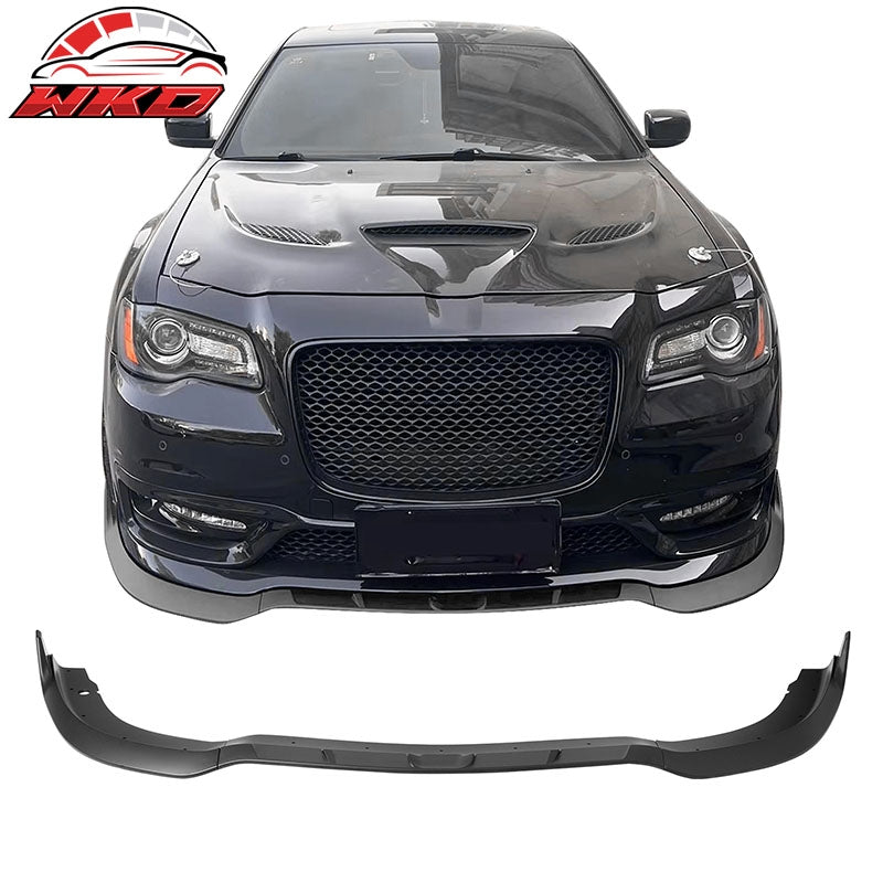 Wholesale 15-23 Chrysler 300 SRT Style ABS Front Bumper Lip Chin Spoiler Matte Black
