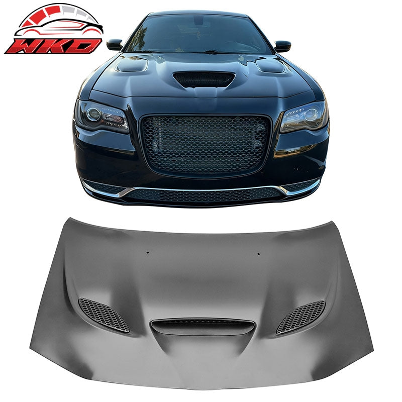 Wholesale For 11-23 Chrysler 300 SRT Hellcat Style Cowl Vented Extractor Front Bumper Hood