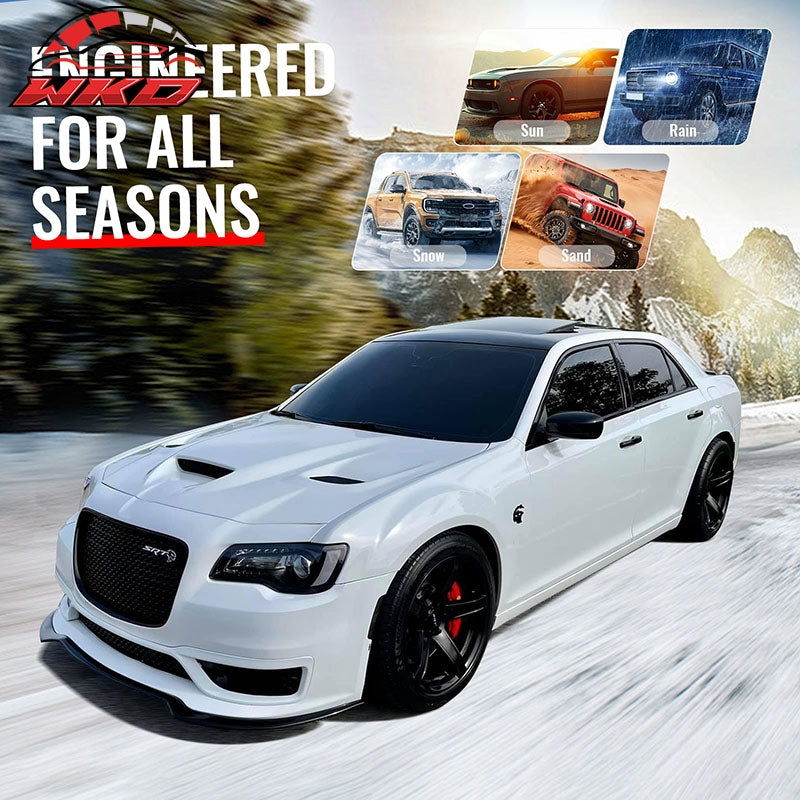 For 11-23 Chrysler 300 SRT Hellcat Style Cowl Vented Extractor Front Bumper Hood