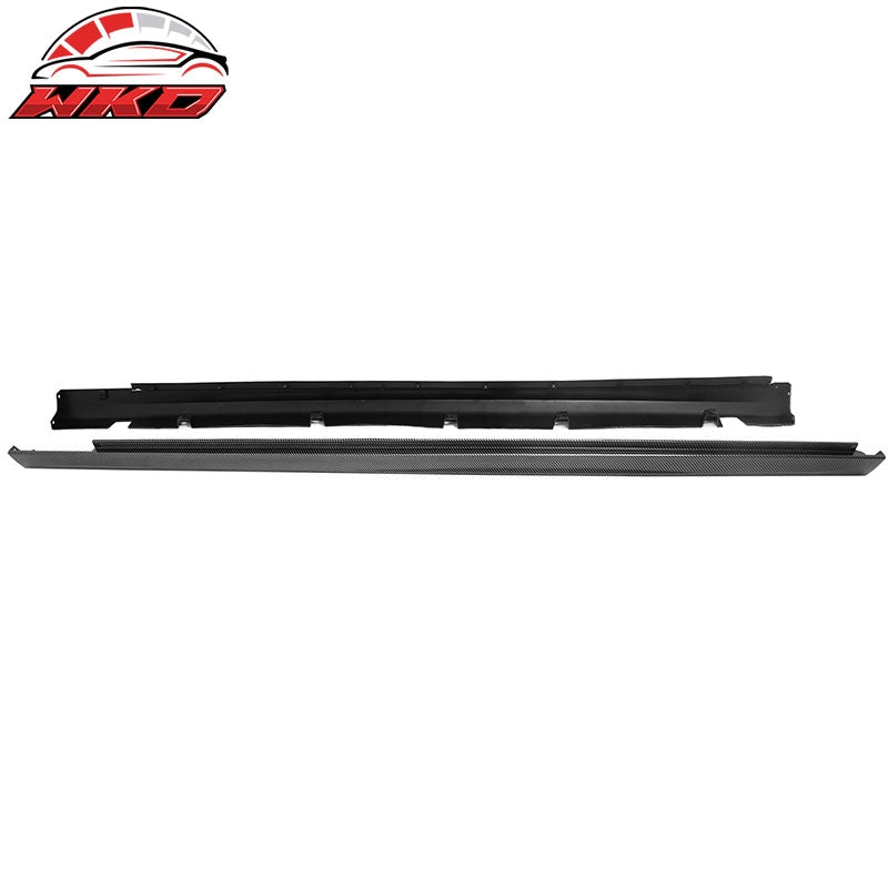 Wholesale 11-23 Chrysler 300 SRT Side Skirt Extension Molding Lip Carbon Fiber Print - Wikond Auto