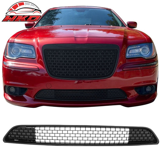 Wholesale 11-14 Chrysler 300 SRT8 Bumper Lower Grille Gloss Black ABS - SRT8 Style