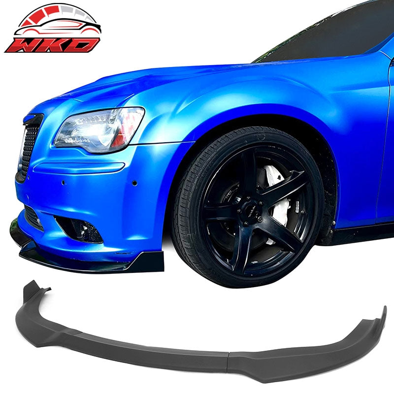 Wholesale 12-14 Chrysler 300 SRT8 3PCS Front Bumper Lip Lower Spoiler Matte Black PP