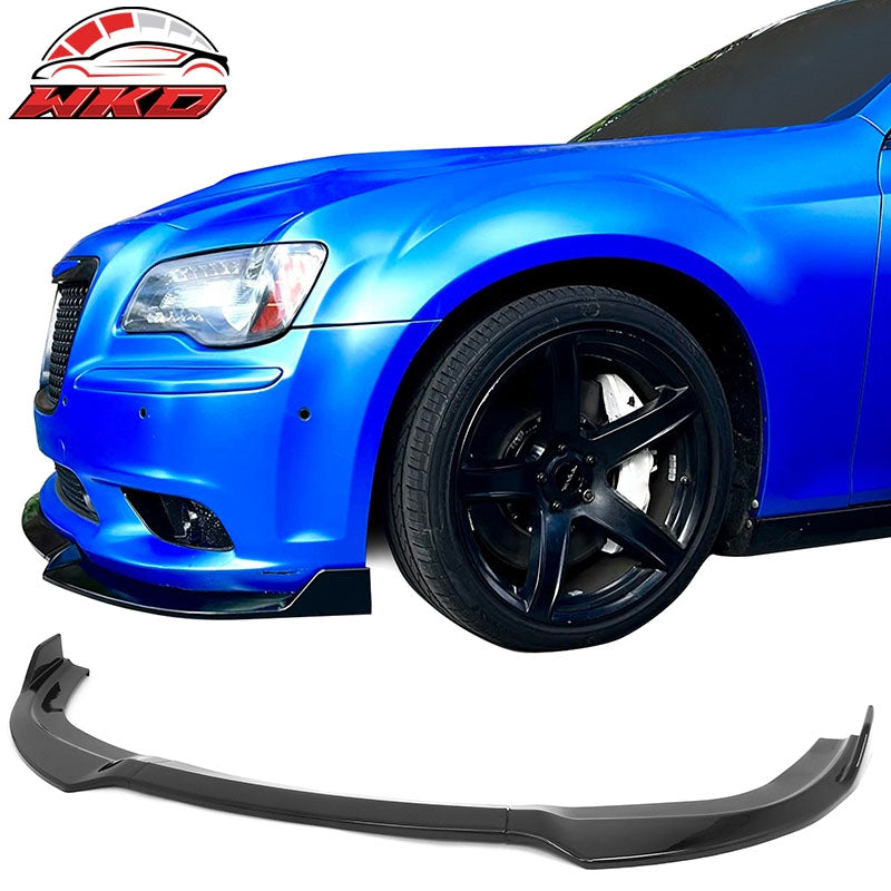 Wholesale 12-14 Chrysler 300 SRT8 3PCS Front Bumper Lip Lower Spoiler Gloss Black PP