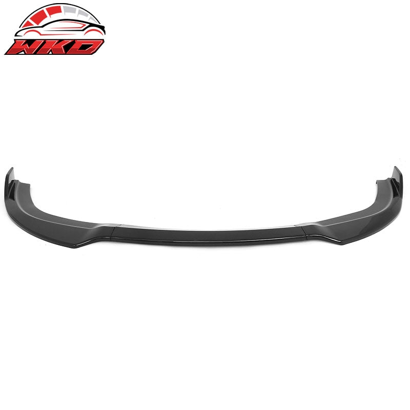 Fits 12-14 Chrysler 300 SRT8 3PCS Front Bumper Lip Lower Spoiler Gloss Black PP
