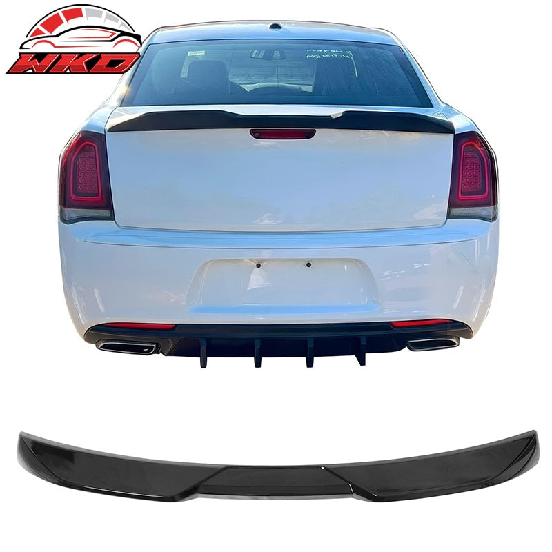 Wholesale 11-23 Chrysler 300 Sedan Trunk Spoiler Gloss Black M Style Rear Wing ABS - Wikond Auto