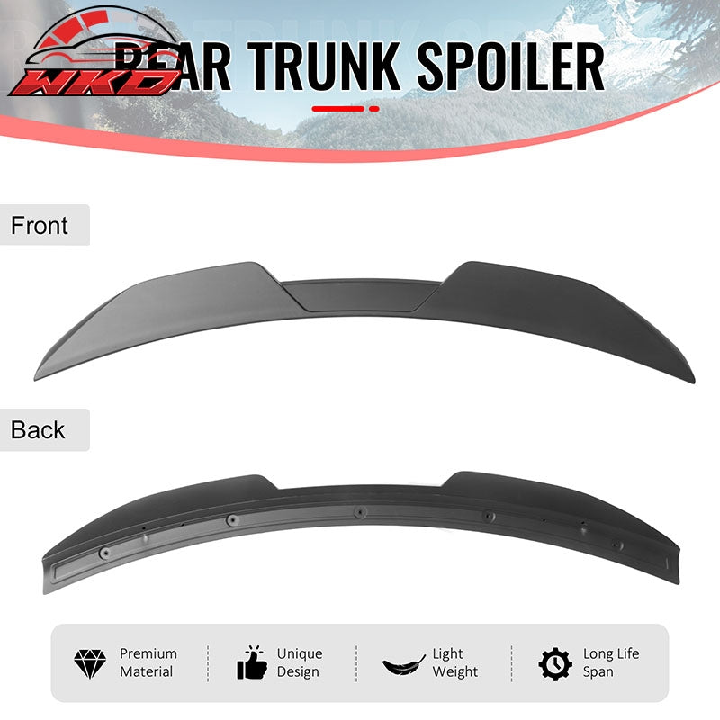 Wholesale 11-23 Chrysler 300 Sedan Trunk Spoiler Matte Black M Style Rear Wing ABS - Wikond Auto