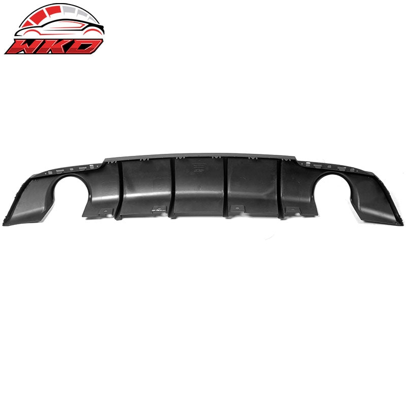 Fits 15-23 Chrysler 300 Shark Fin Style Rear Bumper Lip Diffuser PP Matte Black