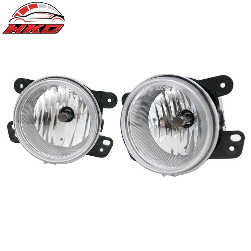 Fits 05-10 Chrysler 300 Touring 06-10 PT Cruiser Front Fog Lights Clear Lens 2PC