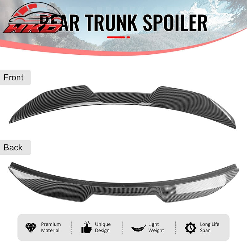 Wholesale 11-23 Chrysler 300 Trunk Spoiler Carbon Fiber Print M Style Rear Wing ABS - Wikond Auto