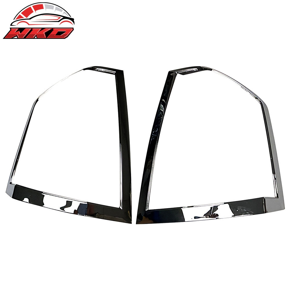 Wholesale 08-10 Chrysler 300 2PC Rear Tail Lights Lamp Bezels Cover Trim Guard Chrome