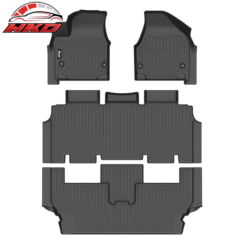 Wholesale 17-24 Chrysler Pacifica & Touring 25-27?Select TPE 3D Floor Mats Carpets