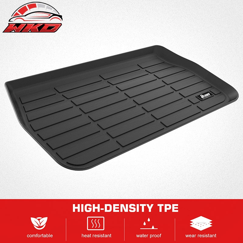 Fits 17-26 Chrysler Pacifica & 21-26 Voyager TPE All Weather 3D Rear Trunk Mat