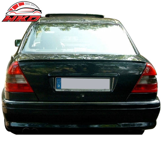 Wholesale 05-10 Chrysler 300 300C 4Dr Sedan PU Flexible Unpainted Black Trunk Spoiler