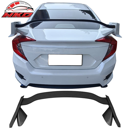 Wholesale For 16-21 Honda Civic 10th Trunk Spoiler Type R Wing ABS Unpainted Rear Deck Lip