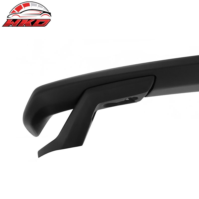 Fits 22-26 Honda Civic 11th 4D Trunk Spoiler HPD Style Rear Wing Matte Black Lip