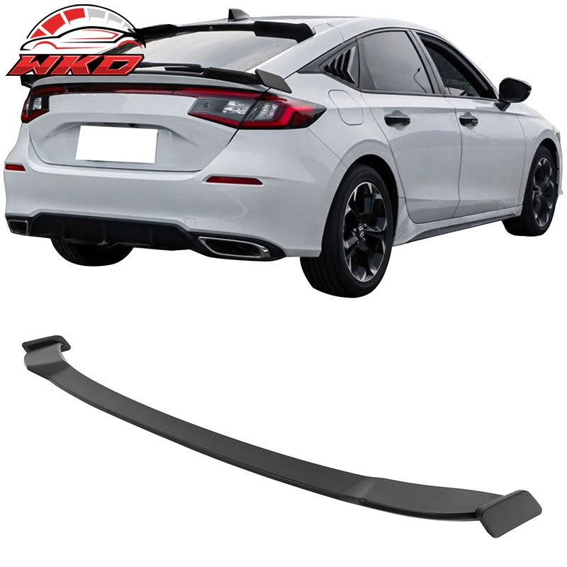 Wholesale 22-26 Honda Civic 11th Gen Hatchback IKON Trunk Spoiler Lip ABS Matte Black