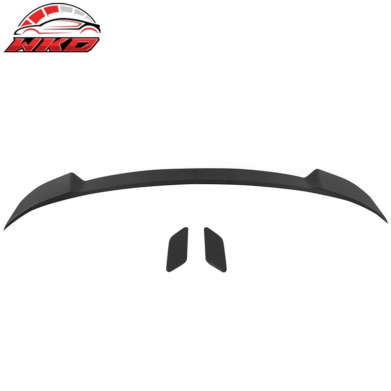 Fits 22-26 Honda Civic 11th Gen Hatchback IKON Trunk Spoiler Lip ABS Matte Black