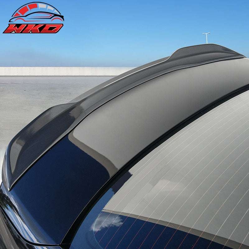 For 22-26 Honda Civic 11th Gen SI RS Style Rear Trunk Spoiler Carbon Fiber Print