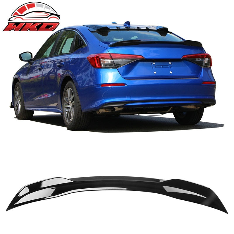 Wholesale 22-26 Honda Civic 11th Gen SI RS Style Rear Trunk Spoiler ABS Gloss Black
