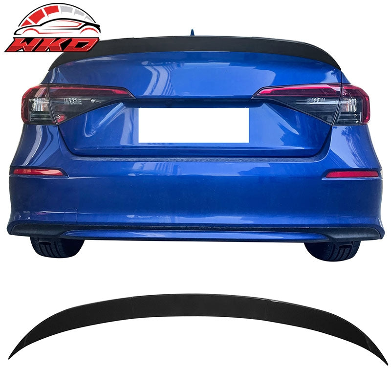 Wholesale 22-26 Honda Civic 11th Trunk Spoiler HPD Style Rear Wing Gloss Black Trim