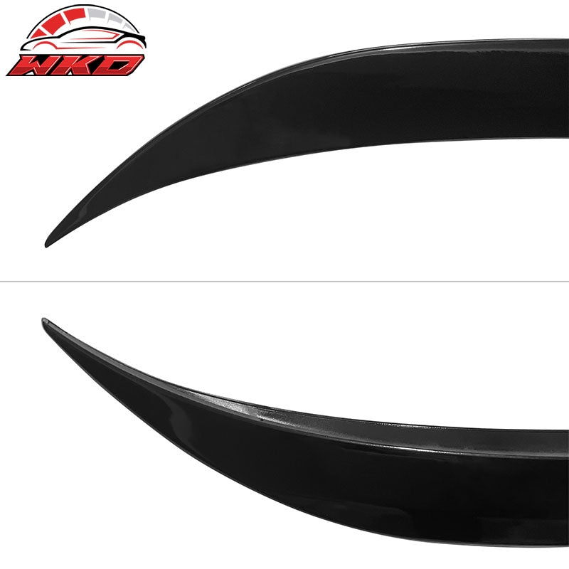 Fits 22-26 Honda Civic 11th Trunk Spoiler HPD Style Rear Wing Gloss Black Trim