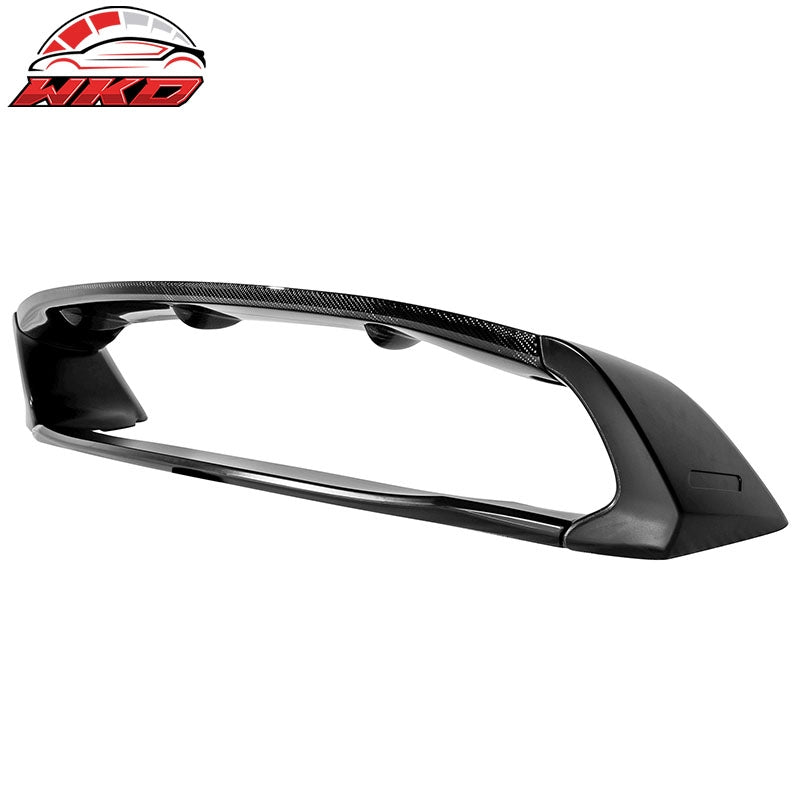 Fits 12-15 Honda Civic 9th 4DR Mugen Style Rear Trunk Spoiler Carbon Fiber 4PC