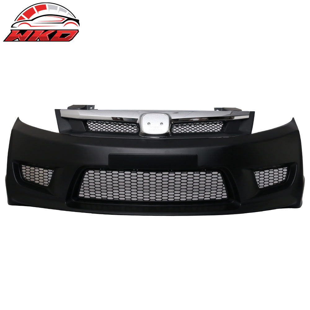 Fits 12-15 Honda Civic CTR Type R Front Bumper & Grill For USDM