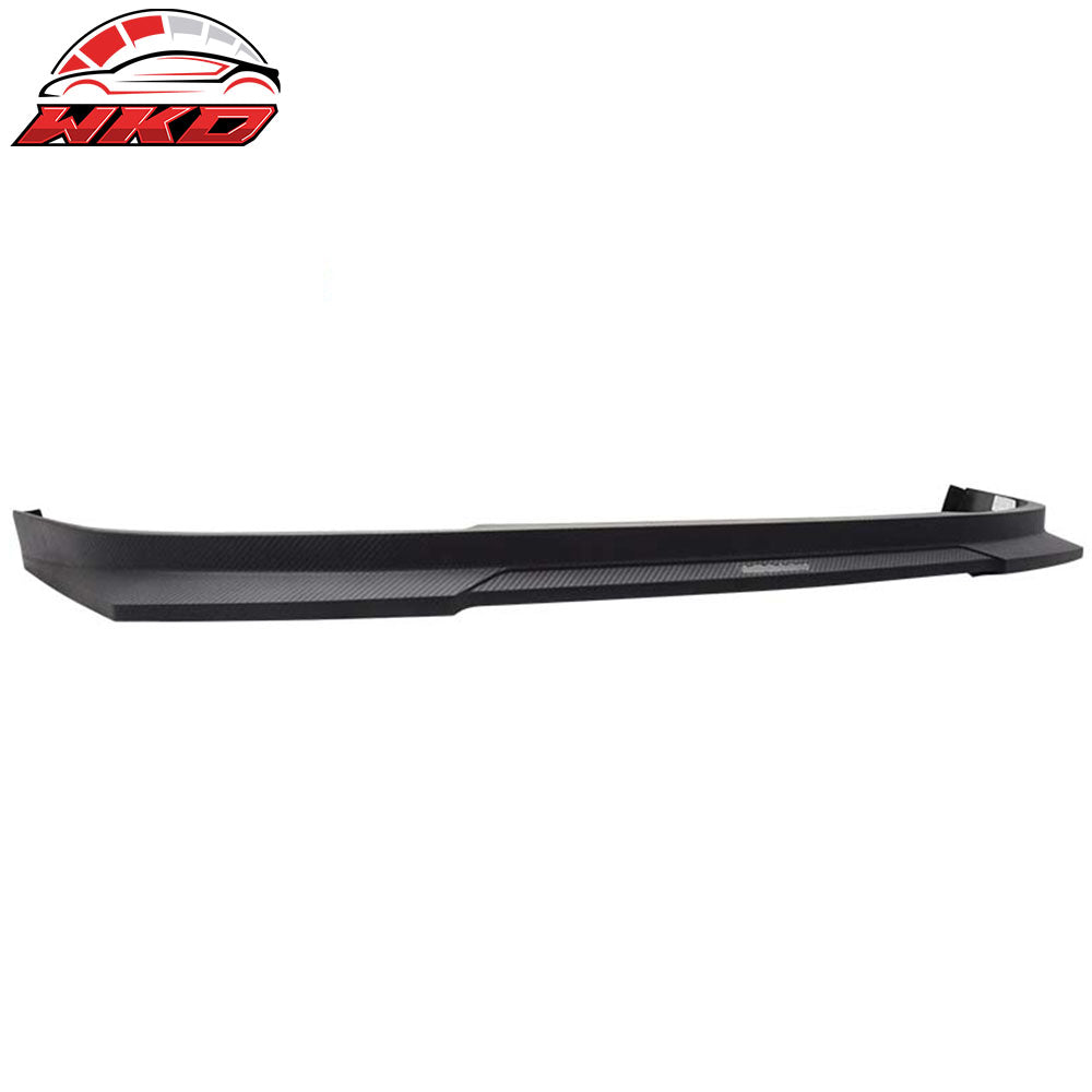 Fits 04-05 Civic HC1 Front Bumper Lip Spoiler Matte Black PP Carbon Texture