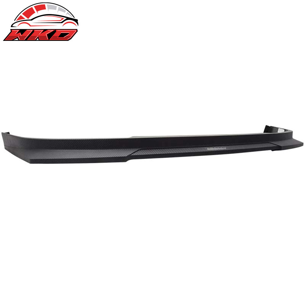 Fits 06-08 Honda Civic HC1 Front Bumper Lip Spoiler Matte Black Carbon Texture