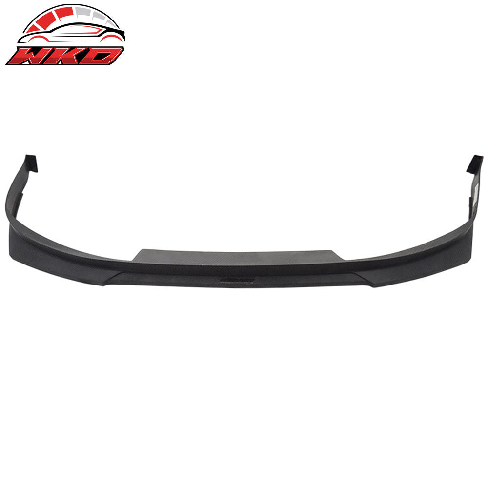 Fits 06-08 Honda Civic HC1 Front Bumper Lip Spoiler Matte Black Carbon Texture