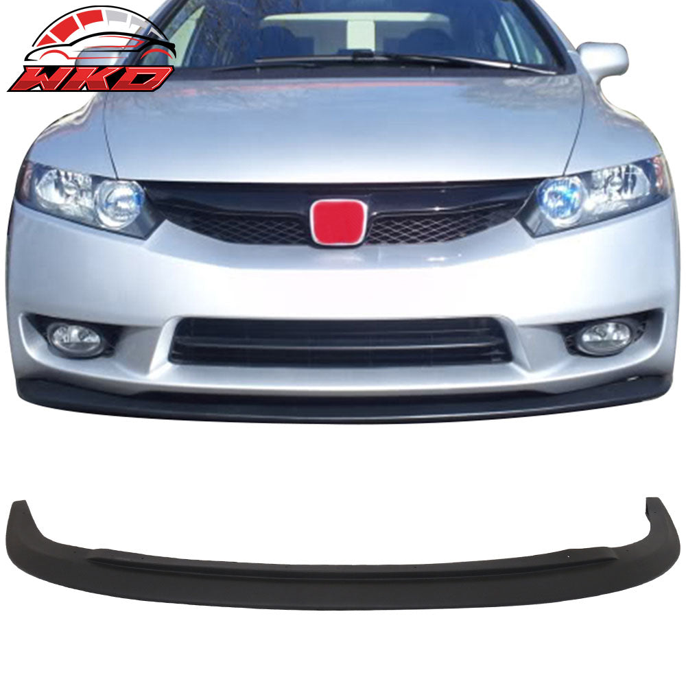 Fits 06-08 Honda Civic 4Dr STI Style Front Bumper Lip Chin Spoiler - PU