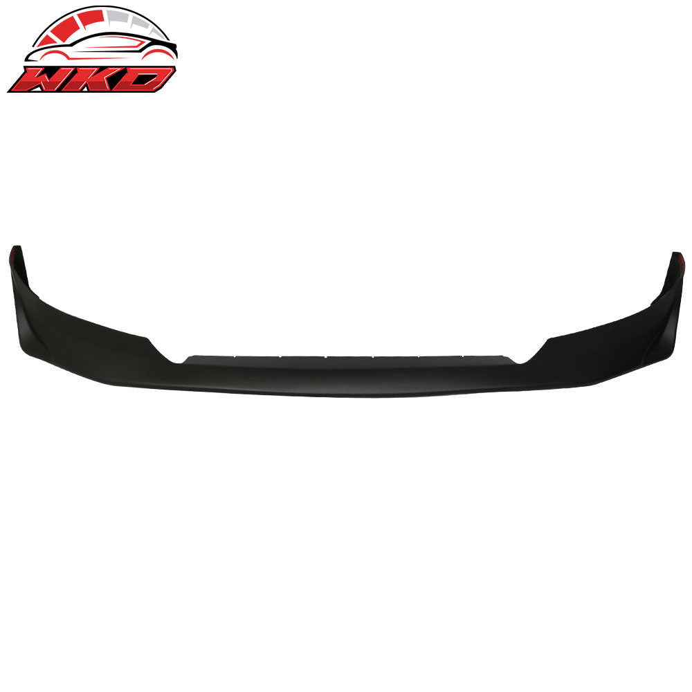Fits 16-18 Honda Civic Coupe Sedan JS Racing Front Bumper Lip Spoiler - PU