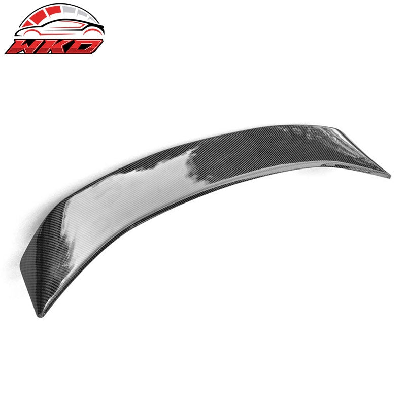 Fit 22-26 Honda Civic Hatchback Mugen Style Trunk Spoiler ABS Carbon Fiber Print