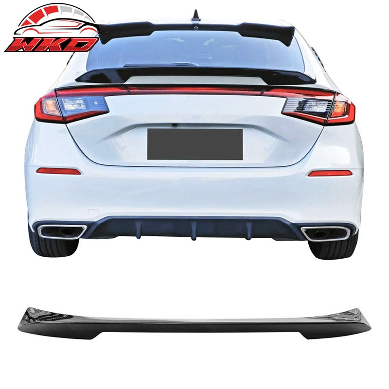 Wholesale 22-26 Honda Civic Hatchback Mugen Style Rear Trunk Spoiler ABS Gloss Black