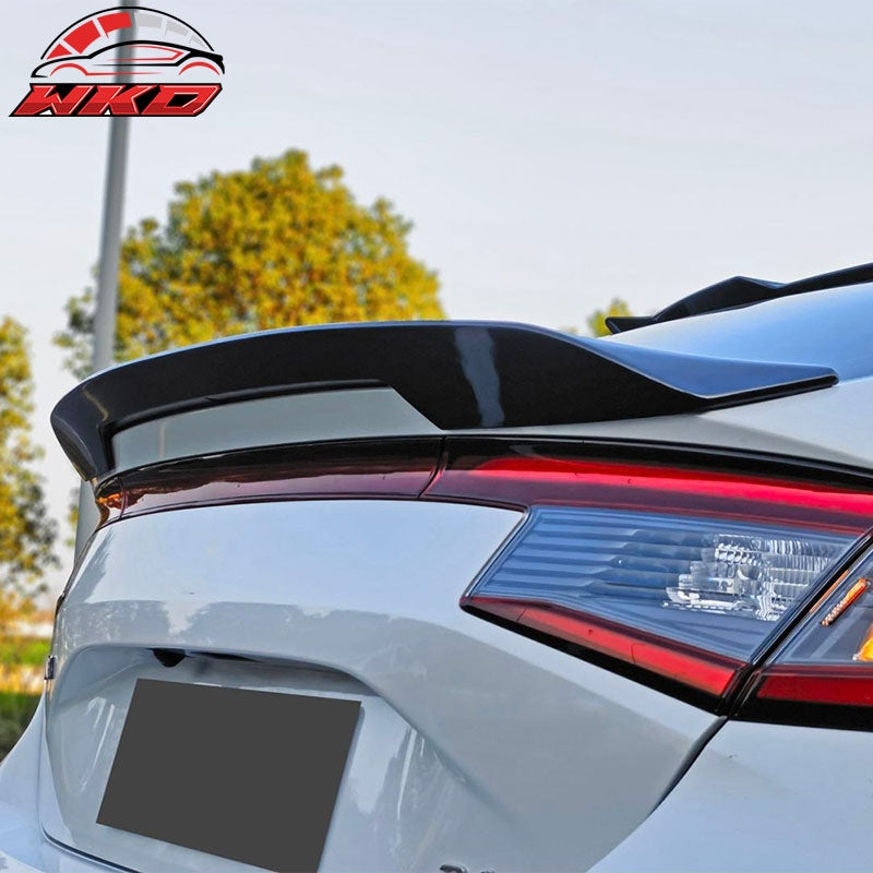 Fits 22-26 Honda Civic Hatchback Mugen Style Rear Trunk Spoiler ABS Gloss Black