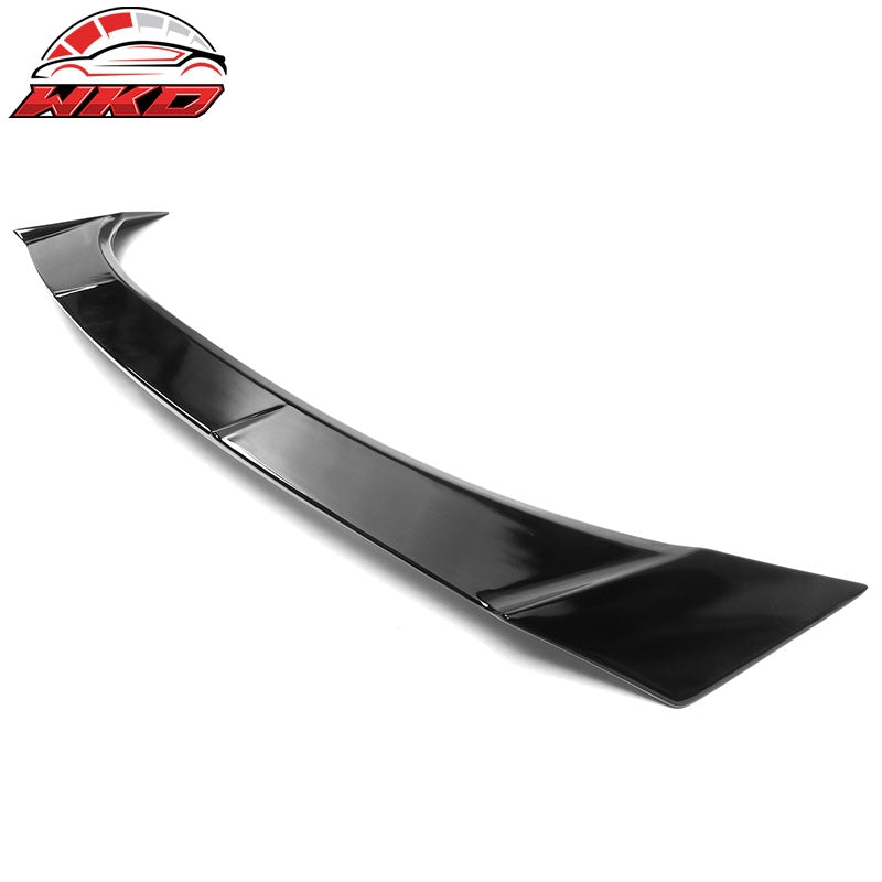 Fits 22-26 Honda Civic Sedan 4-Door IKON Style Trunk Spoiler Lip ABS Gloss Black