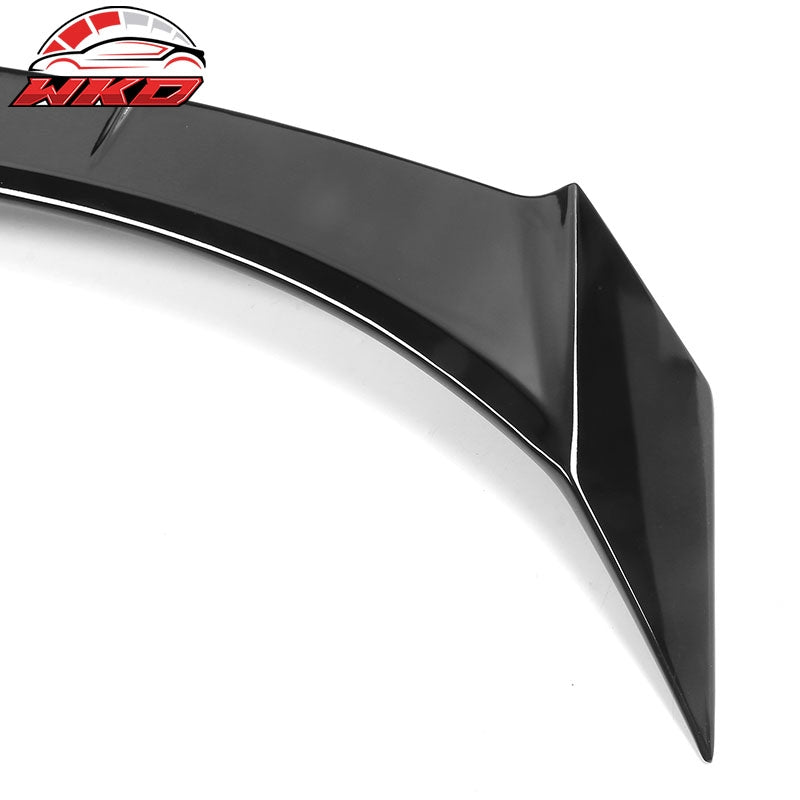 Fits 22-26 Honda Civic Sedan 4-Door IKON Style Trunk Spoiler Lip ABS Gloss Black