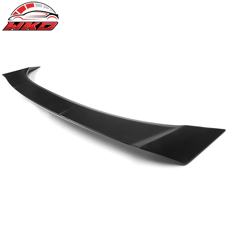Fits 22-26 Honda Civic Sedan 4-Door IKON Style Trunk Spoiler Lip ABS Matte Black