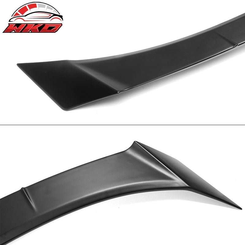 Fits 22-26 Honda Civic Sedan 4-Door IKON Style Trunk Spoiler Lip ABS Matte Black