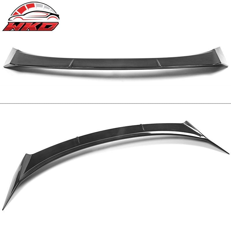 Fits 22-26 Honda Civic Sedan 4DR IKON Style Trunk Spoiler ABS Carbon Fiber Print