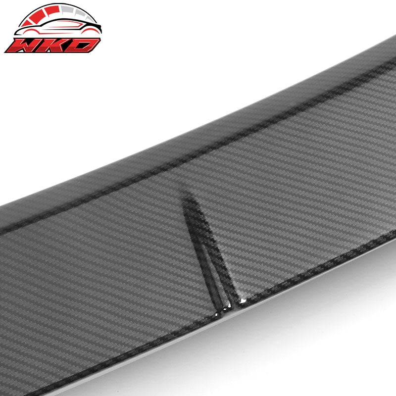 Fits 22-26 Honda Civic Sedan 4DR IKON Style Trunk Spoiler ABS Carbon Fiber Print