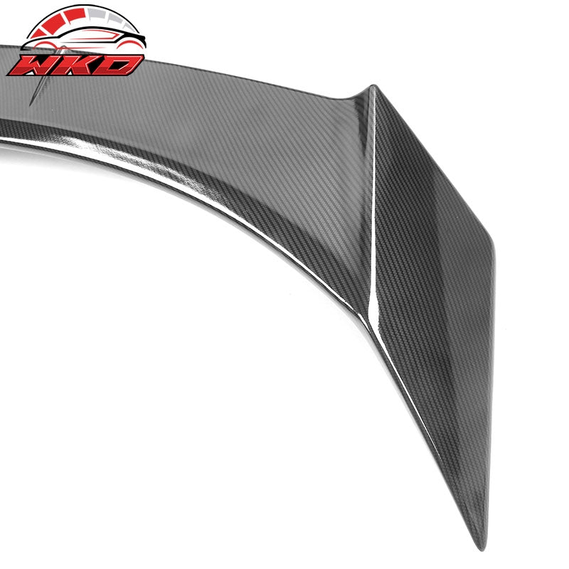 Fits 22-26 Honda Civic Sedan 4DR IKON Style Trunk Spoiler ABS Carbon Fiber Print