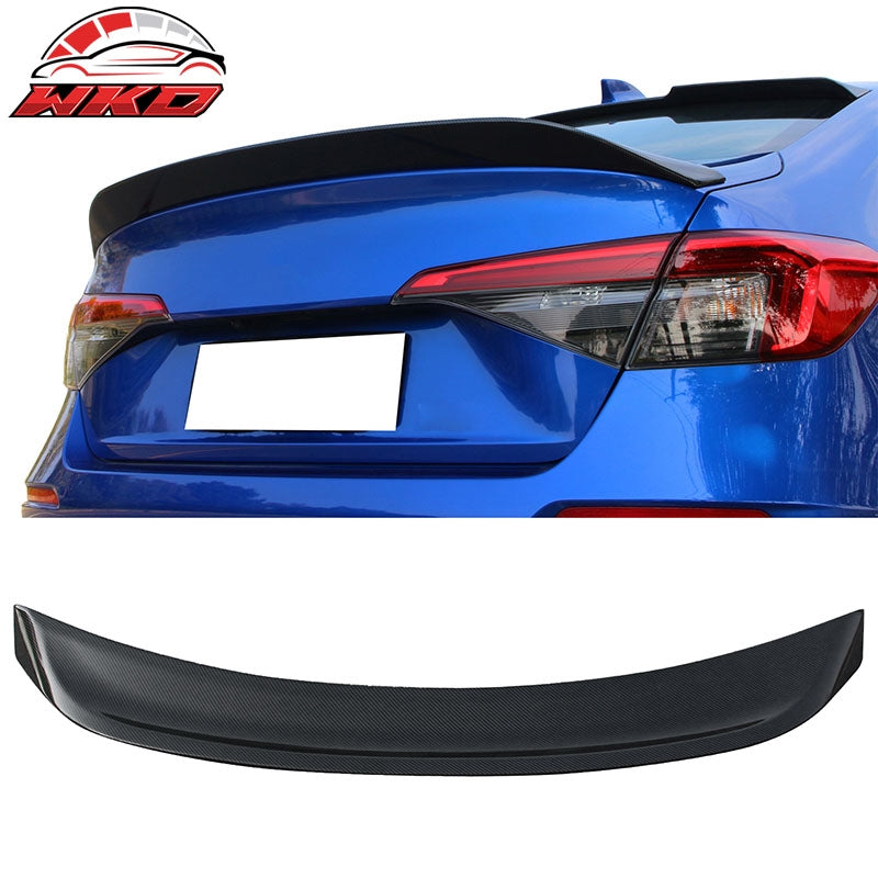 Wholesale 22-26 Honda Civic Sedan Duckbill Trunk Spoiler Wing ABS Carbon Fiber Print